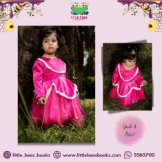 Princess Dress Costume(Pink-6 Years Old)